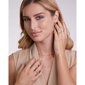 Elegant Milla Dainty Rings - Gold & Silver Stackable Designs
