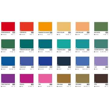 ShinHan Professional Designer Gouache 15ml Tube 24 Colors Set B