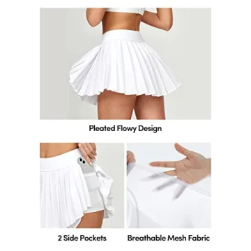 Stylish IUGA Tennis Skirt with Pockets for Active Women