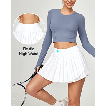 Stylish IUGA Tennis Skirt with Pockets for Active Women