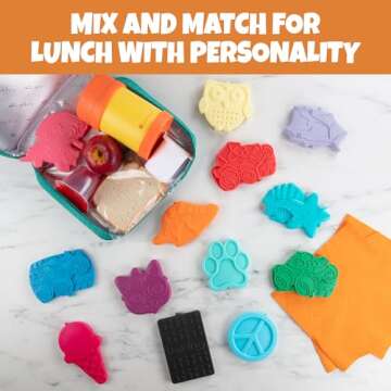 Bentology Themed Hard Ice Packs for Kids' Lunch Boxes