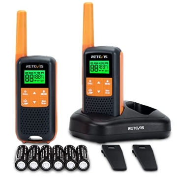 Retevis RT49 Waterproof Rechargeable Walkie Talkies Best for Outdoors