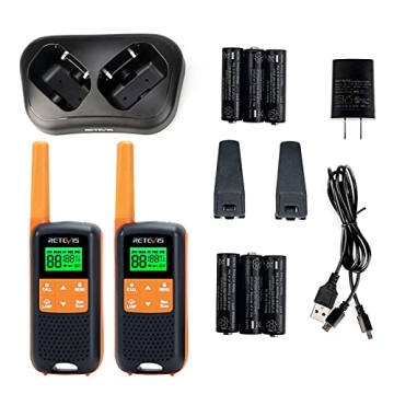 Retevis RT49 Waterproof Rechargeable Walkie Talkies Best for Outdoors