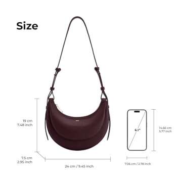 JW PEI Sharon Crossbody Bag in Claret - Stylish and Functional