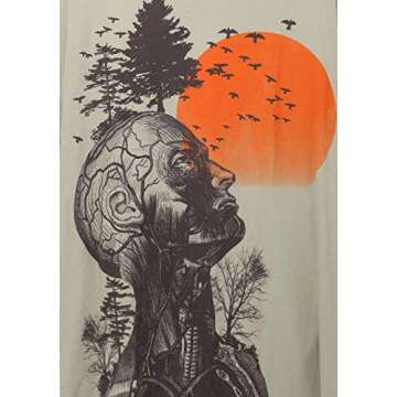 The Hangover Alan Human Tree Dark Khaki Adult Costume T-Shirt Tee, Large