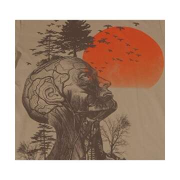 The Hangover Alan Human Tree Dark Khaki Adult Costume T-Shirt Tee, Large