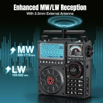 Raddy RF919 Multi-Band Radio - Ideal for Music and News