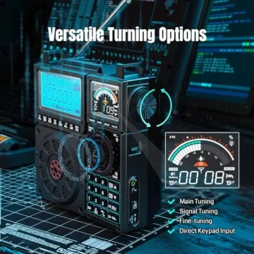 Raddy RF919 Multi-Band Radio - Ideal for Music and News