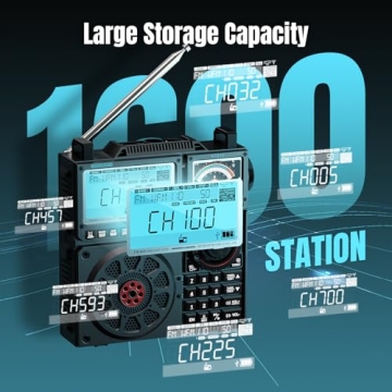 Raddy RF919 Multi-Band Radio - Ideal for Music and News