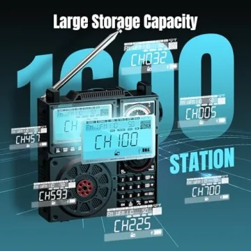 Raddy RF919 Multi-Band Radio - Ideal for Music and News