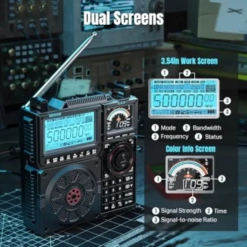 Raddy RF919 Multi-Band Radio - Ideal for Music and News