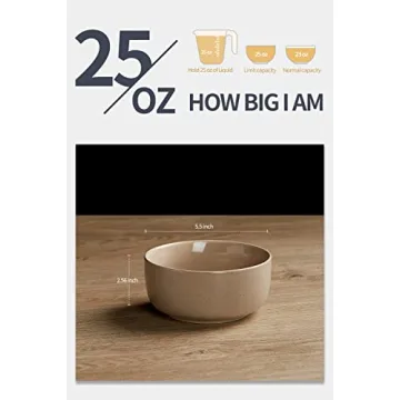 Famiware Milkyway Cereal Bowl Set - 25oz for Kitchen