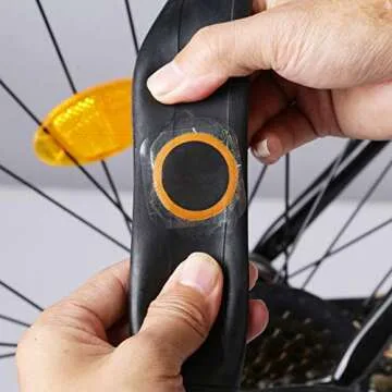 Bicycle Inner Tube Patch Kit - 21 PCS - Reliable Bike Tire Puncture Repair Kits , sandpaper, Rubber Cement and Portable Storage Box - for Road, Mountain & BMX Bikes, ATV and More Inflatable Rubber.