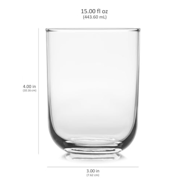 Sophisticated Libbey Polaris Glasses Set for Entertaining