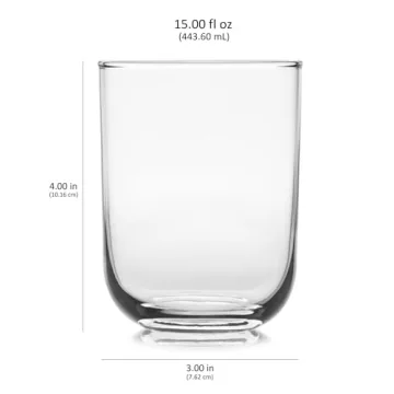 Sophisticated Libbey Polaris Glasses Set for Entertaining