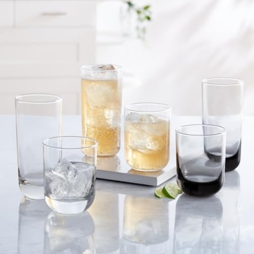 Sophisticated Libbey Polaris Glasses Set for Entertaining