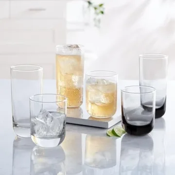 Sophisticated Libbey Polaris Glasses Set for Entertaining