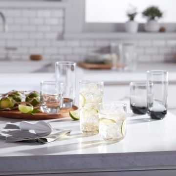 Sophisticated Libbey Polaris Glasses Set for Entertaining
