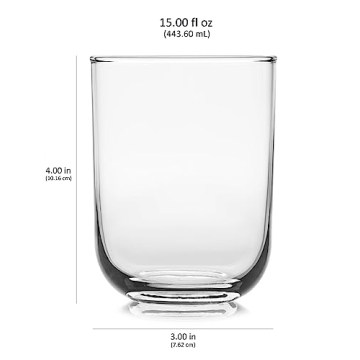 Sophisticated Libbey Polaris Glasses Set for Entertaining