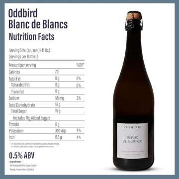Oddbird Non-Alcoholic Sparkling White Wine - Crisp & Delicious