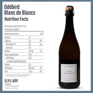 Oddbird Non-Alcoholic Sparkling White Wine - Crisp & Delicious