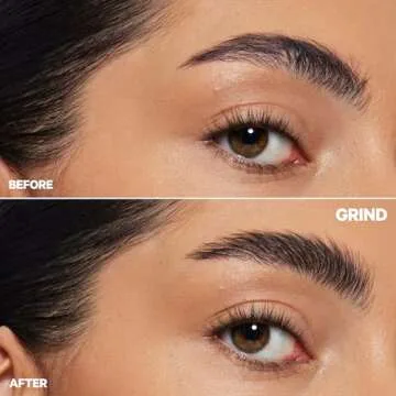 Milk Makeup KUSH High Roll Defining & Volumizing Longwear Tubing Brow Tint, Grind (Dark Brown) - 0.16 oz - Up to 24-Hour Wear - Vegan, Cruelty Free