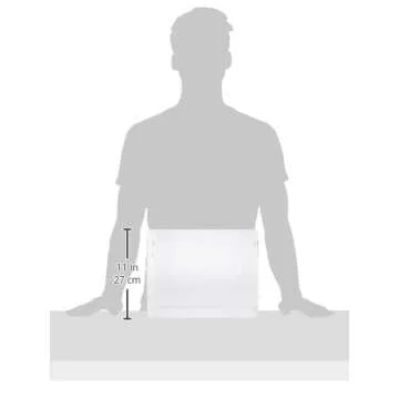 RUSSELL+HAZEL Acrylic File Box, Clear, 12.25 in x 12.75 in x 10 in, Pack of 1 (55712)