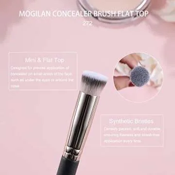 MOGILAN Professional Concealer Brush Set for Eye Makeup