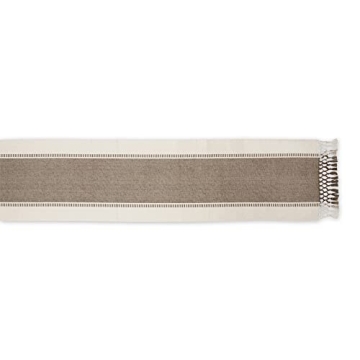 DII Dobby Stripe Table Runner for Elegant Dining