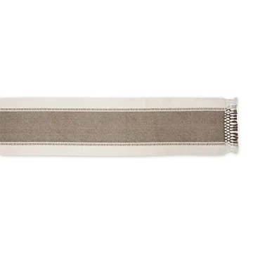 DII Dobby Stripe Table Runner for Elegant Dining