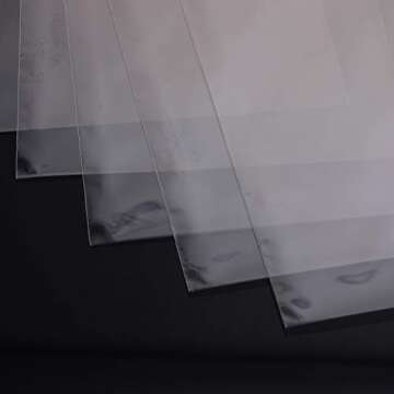 Sannigora Clear Resealable Cello Bags for Treats