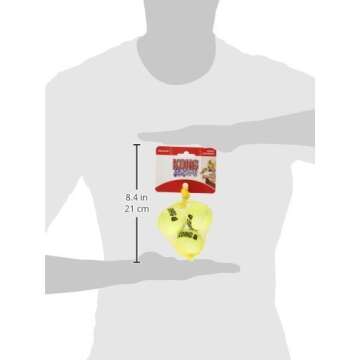 KONG Air Dog Squeakair Dog Toy Tennis Balls, Small (6 Pack)