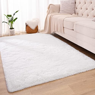 Maxsoft Fluffy Shag Rug 5x8 Feet Soft Comfortable Area Rug