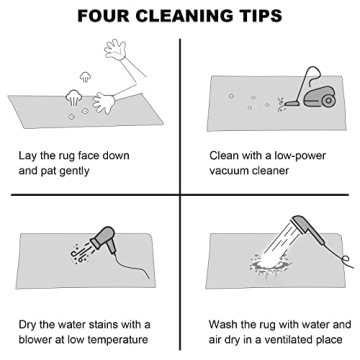 Maxsoft Fluffy Shag Rug 5x8 Feet Soft Comfortable Area Rug