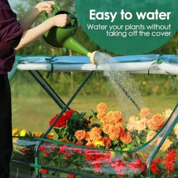 Quictent Raised Garden Bed with Greenhouse Kit for Sustainable Gardening