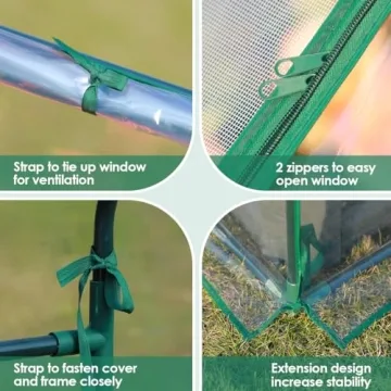 Quictent Raised Garden Bed with Greenhouse Kit for Sustainable Gardening