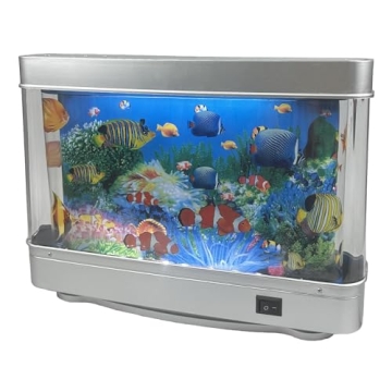 Tokenkuko Motion Lamp Mini Aquarium with Tropical Fish