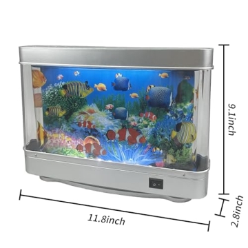 Tokenkuko Motion Lamp Mini Aquarium with Tropical Fish