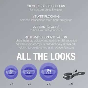 Conair Infinitipro Hot Roller Set for Bouncy Curls