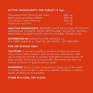 Wag Hip & Joint Tablets for Small Dogs, 150 Count