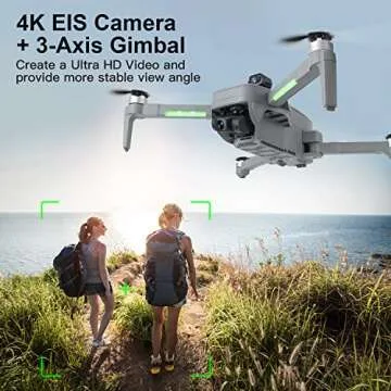 Tucok 193MAX2S Drones with Camera for Adults 4K,3-Axis Gimbal with EIS UHD Camera,99-Min Flight Time...