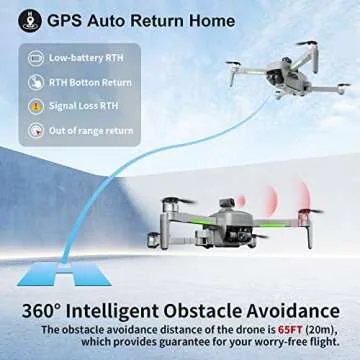 Tucok 193MAX2S Drone with Camera, 4K UHD, Long Flight Time