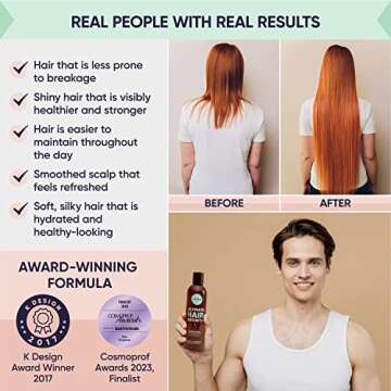 Moerie Hair Growth & Repair Mask - Restorative, Vegan-Friendly Treatment for Longer, Thicker, Fuller Hair - 100ml