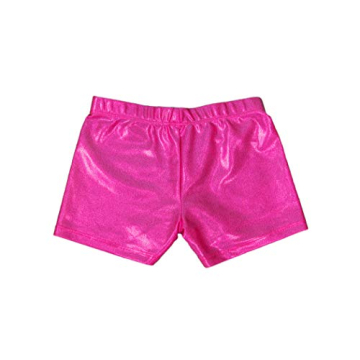 Destira Berry Pink Gymnastic Athletic Sport Short for Girls