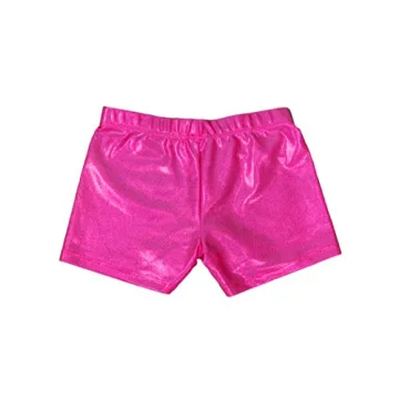 Destira Berry Pink Gymnastic Athletic Sport Short for Girls