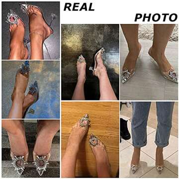 Chic AMINUGAL Slingback High Heel Sandals for Elegant Occasions