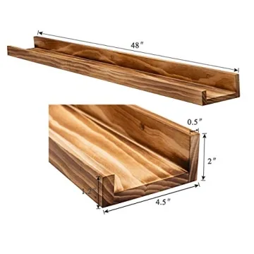 AZSKY Wooden Floating Shelves for Home Decor and Gifts