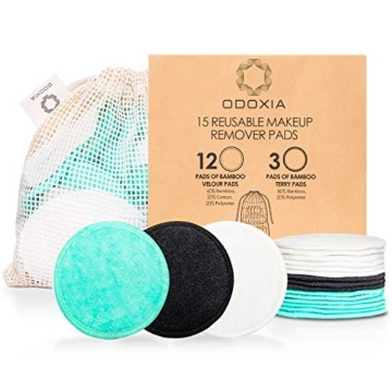 Reusable Makeup Remover Pads | Eco Friendly & Zero Waste Cotton Rounds | Natural & Organic Face Pads...