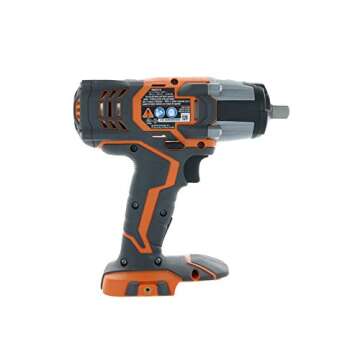 Ridgid R86010B Gen4X 1/2 Inch 2900 RPM 18V Lithium Ion Cordless Impact Wrench (Battery Not Included, Power Tool Only)