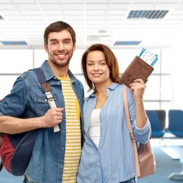 Stylish Eoehro Passport Holder with RFID Protection